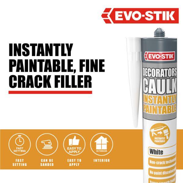 EVO-STIK Decorators Caulk Instantly Paintable 4