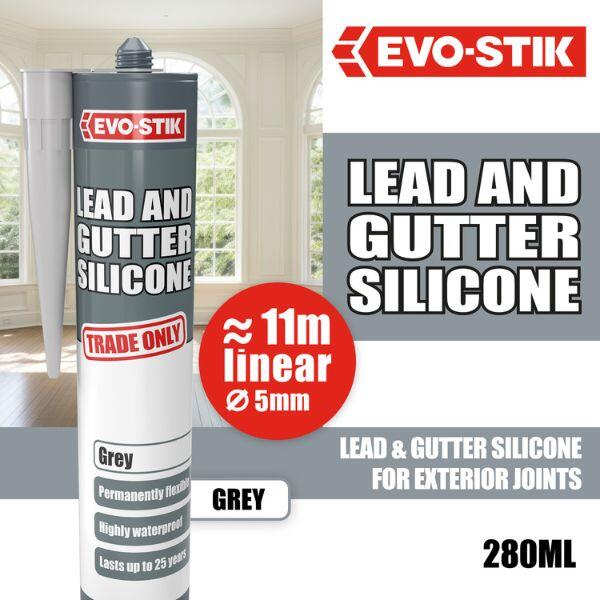 EVO-STIK Lead & Gutter Silicone Sealant 2