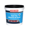 EVO-STIK Mould Resistant Wall Tile Adhesive and Grout ready-mixed formula for fixing and grouting ceramic wall tiles