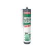 Evostik Sanitary Silicone Sealant cartridge in white shown as a product packshot on a neutral background, highlighting a highly waterproof, fungicidal silicone sealant for kitchens, bathrooms and sanitary sealing applications.
