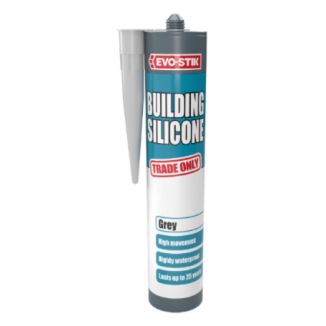 EVO-STIK Building Silicone Sealant (Grey)