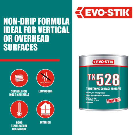 TX528 thixotropic contact adhesive - USPs