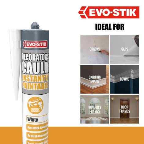 EVO-STIK Decorators Caulk Instantly Paintable - Benefits 5