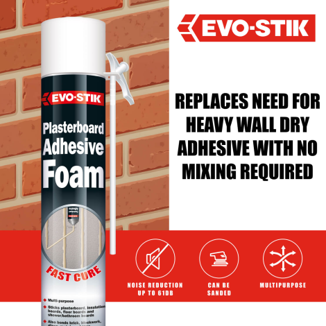 EVO-STIK Plasterboard Adhesive Gun Applied Foam - USPs