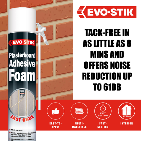 EVO-STIK Plasterboard Adhesive Gun Applied Foam - USPs