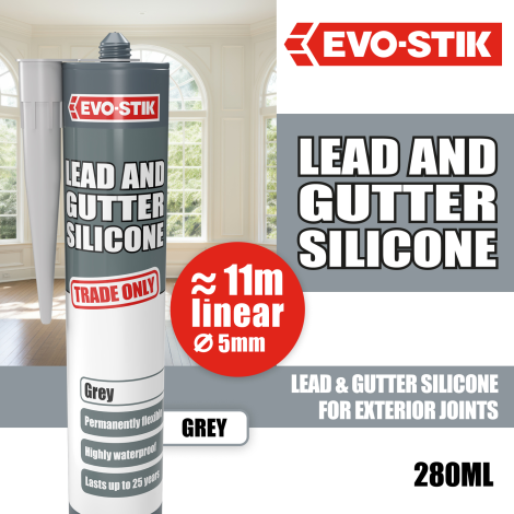 EVO-STIK Lead & Gutter Silicone Sealant - Benefits