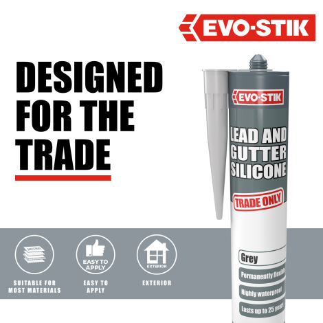 EVO-STIK Lead & Gutter Silicone Sealant - Benefits