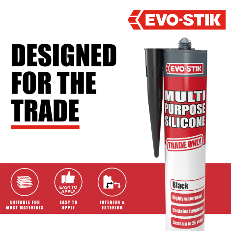 EVO-STIK Multi-Purpose Silicone Sealant - Trade only