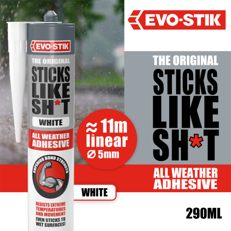 EVO-STIK Sticks Like Adhesive White 290ml
