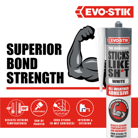 EVO-STIK Sticks Like Adhesive White 290ml