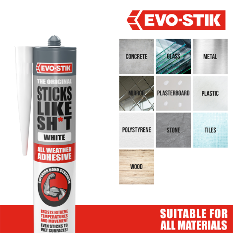 EVO-STIK Sticks Like Adhesive White 290ml