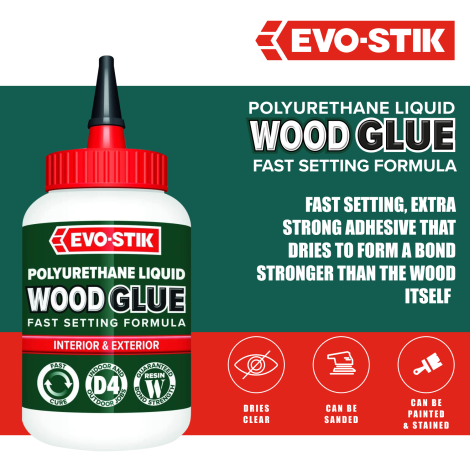 Discover EVO-STIK Polyurethane Wood Glue | PU Wood Adhesive
