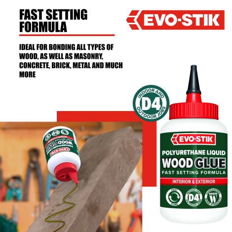 Discover EVO-STIK Polyurethane Wood Glue | PU Wood Adhesive