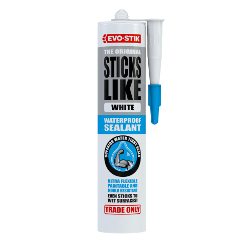 EVO-STIK Sticks Like Waterproof Sealant - White 290ml