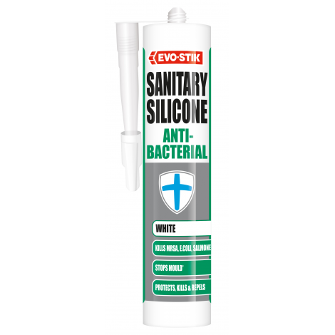 Anti-bacterial sanitary silicone sealant