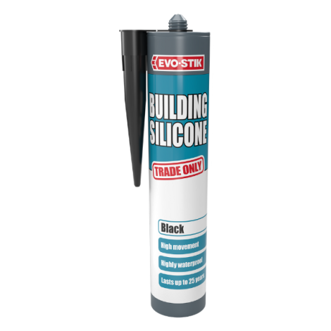 EVO-STIK Building Silicone Sealant (Black)