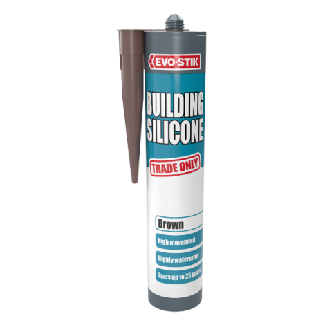 EVO-STIK Building Silicone Sealant (Brown)