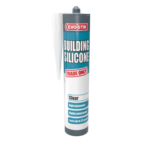 EVO-STIK Building Silicone Sealant (Clear)