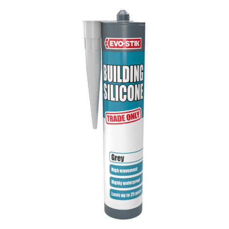EVO-STIK Building Silicone Sealant (Grey)