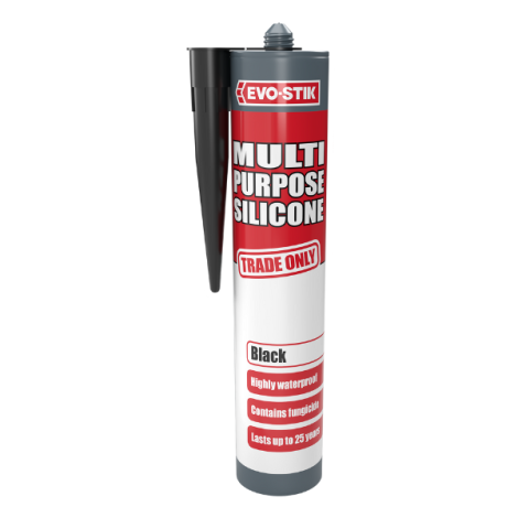 EVO-STIK Multi-Purpose Silicone Sealant (Black)