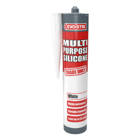 EVO-STIK Multi-Purpose Silicone Sealant (White)