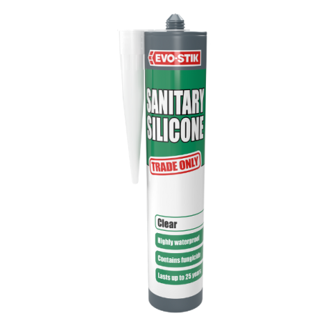 EVO-STIK Sanitary Silicone (Clear)