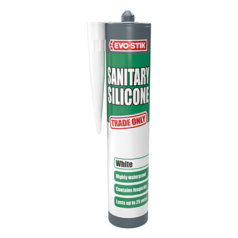 EVO-STIK Sanitary Silicone (White)