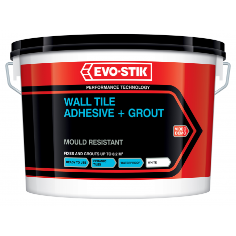 Evo Stik Wall Tile Adhesive And Grout Mould Resistant