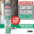 EVO-STIK Sanitary Silicone Stay White - hero